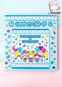 Sailor Moon x My Melody Schneidebrett Board Anime Manga Kawaii Mintgrün JAPAN - Picture 1 of 4