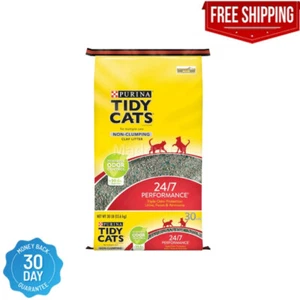 Purina Tidy Cats Non Clumping Multi Cat Litter, 30 Lb. Bag - 24/7 Performance - Picture 1 of 5