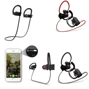 Bluetooth Wireless Headset Stereo Earphone Headphone Sport Handfree Universal - Picture 1 of 22