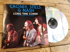 CROSBY STILLS NASH LONG TIME LD NTSC LASERDISC EX COVER EX ORIGINAL 1994 - Picture 1 of 6