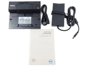 DELL K07A E-PORT USB VIDEO POWER PORTS REPLICATOR LAPTOP DOCKING STATION PDXXF - Picture 1 of 2