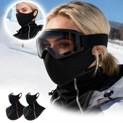 Skiing Face In Autumn And Winter  Thickened Velvet For Warmth  Outdoor Cycling - Image 1 of 4