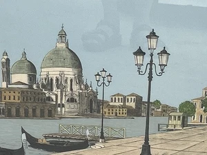 Original Art Lithograph San Marcos signed Denis Paul Noyer 269/375 Certified - Picture 1 of 20