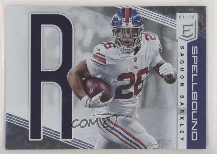 2019 Panini Donruss Elite Spellbound /299 Saquon Barkley #SP-36 - Image 1 of 2