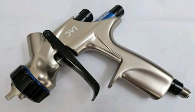 Genuine Devilbiss DV1 1.4 spraygun basecoat  DV1-B aircap + new spray gun cup - Image 1 of 4