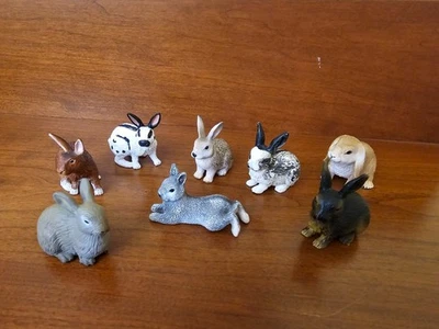 Lote de conejos mascotas domésticos Schleich vintage retirados Foto 1 de 4