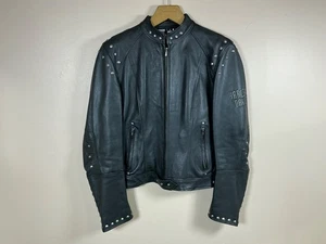 Harley-Davidson Women’s Leather Jacket Motorcycle Studded Purple Phoenix Rising - Picture 1 of 18