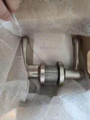 Palanca clásica con llave Baldwin Estate 5245-150-LENT níquel satinado mano izquierda Foto 1 de 2