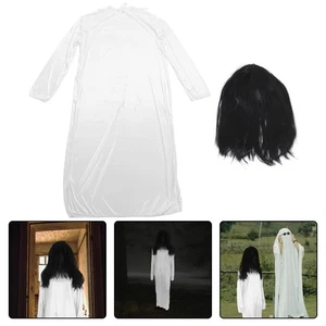  Ghost Bride Dress White Suit Scary Suit for Halloween Dance Party Decoration - Picture 1 of 12