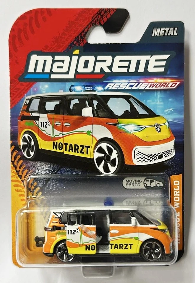 Ambulancia Majorette Rescue World Die-Cast Volkswagen ID.BUZZ Foto 1 de 1