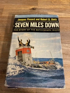Seven Miles Down The Story of the Bathyscaph Trieste Piccard HC 1962 1ª Edición - Imagen 1 de 13