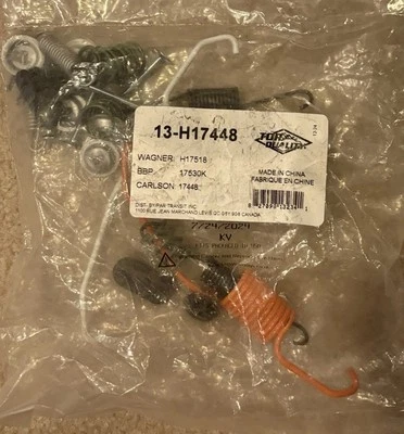 Rear Drum Brake Hardware Kit for Toyota Corolla Prius C Scion XD IQ - Image 1 of 2