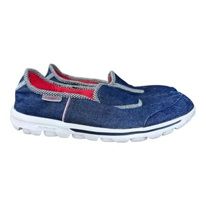 Talla 9.5 - Denim Skechers Go Walk para mujer 13784 - Imagen 1 de 6