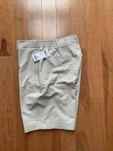 NWT 32 Degrees Cool Shorts Womens 10 Khaki Tan Performance Stretch Golf Casual - Picture 1 of 10
