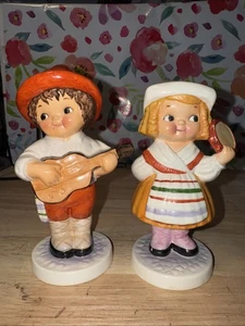 Vintage 1981 Dolly Dingle In Italy & Beppo Goebel W. Germany Tamborine Guitar - Picture 1 of 13