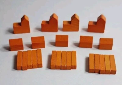 Colonos de Catán Naranja Piezas de Repuesto 4 Ciudades 5 Asentamientos 15 Caminos Foto 1 de 4