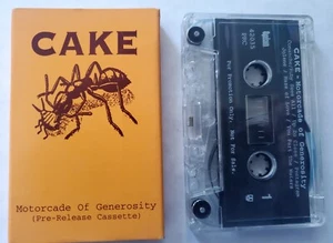 Cake – Motorcade Of Generosity PROMO cassette 1994 US advance - Picture 1 of 2