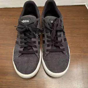 Adidas Daily 2.0 Sneakers Men's 8M Gray DB0284 Denim Low Top Lace Up Lifestyle - Picture 1 of 9