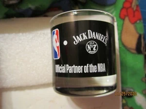 Jack Daniels Whiskey Old No 7 Official Partner of NBA On the Rocks Glass - Picture 1 of 6