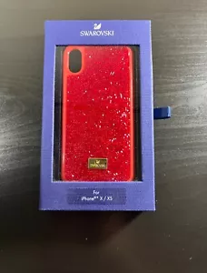 【SWAROVSKI】GLAM ROCK iPhone Case for X/XS Crystal NEW RED Ship from AU - Picture 1 of 5