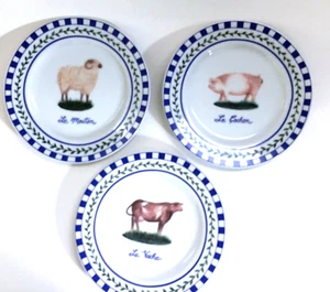 "Placas de cerámica Santa Bárbara de Linda Grayson, país francés 6,5" - Imagen 1 de 7