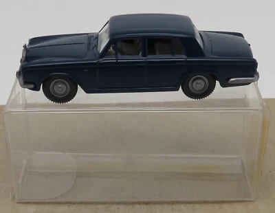 WIKING HO 1/87 ROLLS-ROYCE SILVER SHADOW Blu Scuro Interno Grigio Chiaro 83713 - Immagine 1 di 4