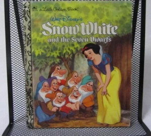 LITTLE GOLDEN BOOK WALT DISNEY'S SNOW WHITE & THE SEVEN DWARFS BOOK - Picture 1 of 3