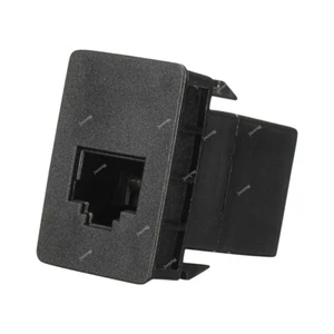 RJ45 UHF Radio Switch Panel Dash Socket For Toyota Prado Hilux Landcruiser Black - Imagen 1 de 7