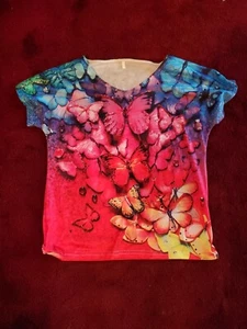 Blusa estampado mariposa - Imagen 1 de 3