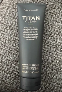 Pure Romance Clean - Titan - Men’s BODYWASH - sealed FREE SAMPLES - Picture 1 of 4