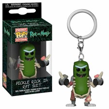 RICK E MORTY PICKLE RICK IN RAT SUIT PORTACHIAVI FUNKO POP! POCKET