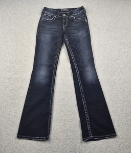 Silver Suki Surplus Bootcut Jeans Womens 25 x 32 (27 x 31) Low Rise Blue Denim - Picture 1 of 19