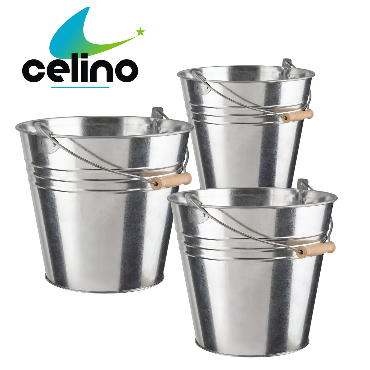 Vileda Mop Galvanized Tin Buckets With Handles - 2 Pack Wedding Flower  Arrangement Buckets Galvanized Tin Flower Arrangement Buckets With Handles, image size:1200x1200