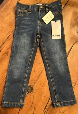 Hudson Medium Wash Denim Stretch Skinny Jeans Toddlers Size 2T - Image 1 of 4