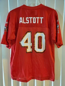 Mike Alstott Tampa Bay Buccaneers Reebok Jersey #40 L 14-16 Purdue Boilermakers - Picture 1 of 8
