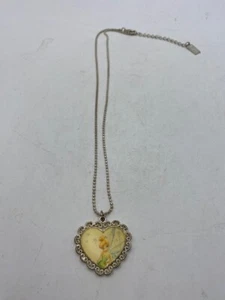 Disney Tinkerbell Heart Shape Share Neckles Pre Owned  - Picture 1 of 6
