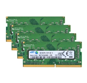 Samsung 32 GB 4x 8 GB DDR4 RAM 1RX8 PC4-2133P 260pin Laptop Memory M471A1K43BB0 - Picture 1 of 4
