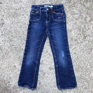 Vintage Levi Bootcut Girls Toddler 5 Slim Denim Jeans - Picture 1 of 10