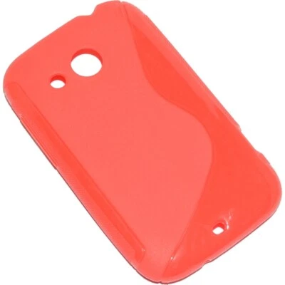 SSYL CUSTODIA IN SILICONE S-LINE COVER CASE HTC DESIRE C ROSSA RED NEGOZIO TO - Immagine 1 di 4