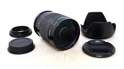 CANON EOS EF DIGITAL fit 500mm F8 Mirror Telephoto Portrait Lens 600D 6D 7D etc  - Image 1 of 4