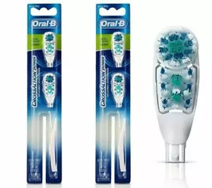 Oral B CrossAction Power Electric 4 Toothbrush Replacement Heads Soft - Picture 1 of 5