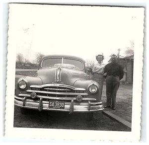 1954 Photo Real Automobile Car Pontiac Indiana Licence Plate - Picture 1 of 3