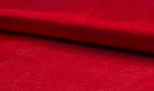 CRYSTAL ORGANZA Voile Fabric Material - RED - Picture 1 of 1