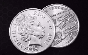 10p flipper pièce de monnaie - 10 pence Tour magie ! Bonne gros plan - Photo 1/2