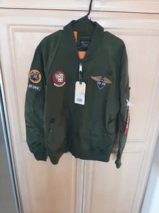 Alpha Industries New Jacket Ma-1TT Patch Sf Light Weight Mens European 2xl - Picture 1 of 14