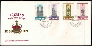 Tokelau Islands 1978 The 25th Anniversary Of The Coronation Of QE II FDC - Mint - Picture 1 of 1