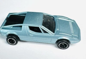 Vintage Tomy Tomica Maserati Merak SS F45 Pocket Car Japan 1978 - Light Blue - Picture 1 of 6