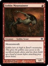 1x Goblin Mountaineer - Foil MTG Shards of Alara NM Magic Foil