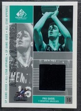 2002/03 Pau Gasol (Grizzlies) SP Game Used All-Star Apparel Jersey Card
