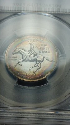 1999 D Delaware 25C State Quarter PCGS MS64 Beautiful Toning                3185 - Image 1 of 4